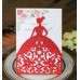 Glitter Marriage Invitation Card Beautiful Girl Holiday Greeting Card 2020 Invitation Card
